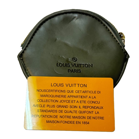 NWT Louis Vuitton Monogram Canvas Leather w/Gold Chain Buckles Snaps Coin Purse - Picture 10 of 14